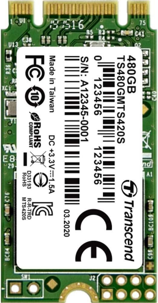 TRANSCEND 480GB M.2 2242 SSD SATA3 B+M Key TLC