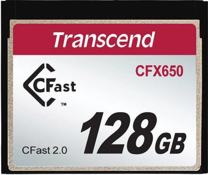Atminties kortelė TRANSCEND CFX650 CFast 2.0 128GB kortelė R510MB/s MLC