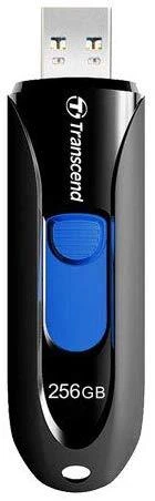 TRANSCEND 256GB USB 3.0 USB atmintinė be dangtelio Juoda