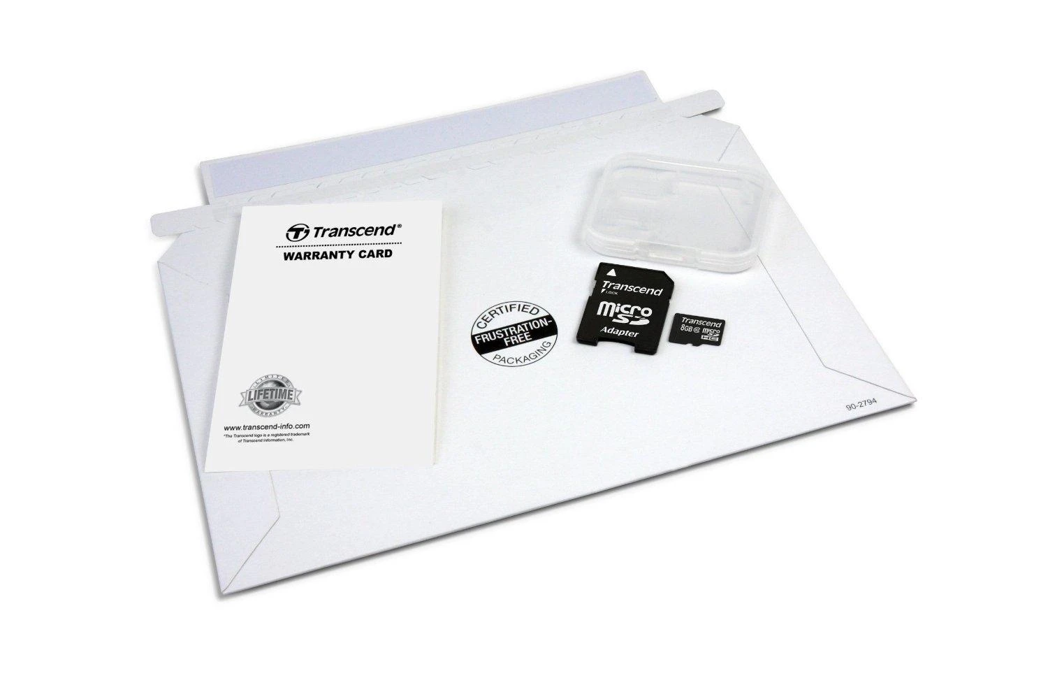 Atminties kortelė Transcend Micro SDHC 8GB 10 klasės + SD adapteris