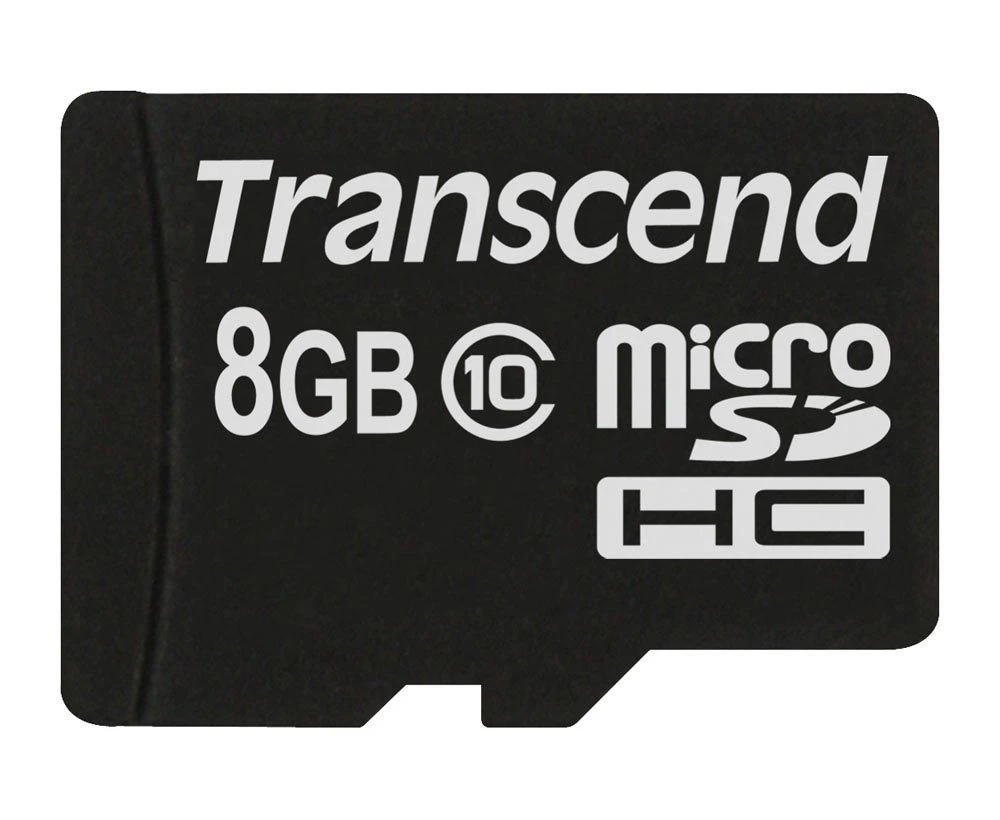 Atminties kortelė Transcend Micro SDHC 8GB 10 klasės + SD adapteris
