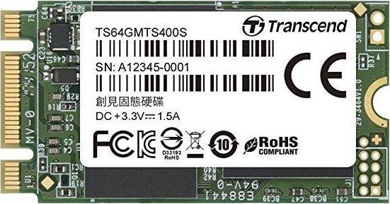 TRANSCEND 64GB M2 2242 SATA MLC