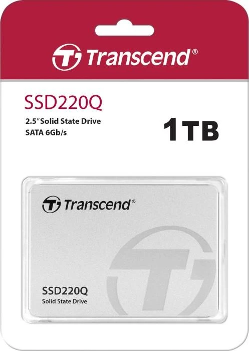 Vidinis kietasis diskas TRANSCEND SSD220Q 1TB SATA3 2.5" SSD QLC