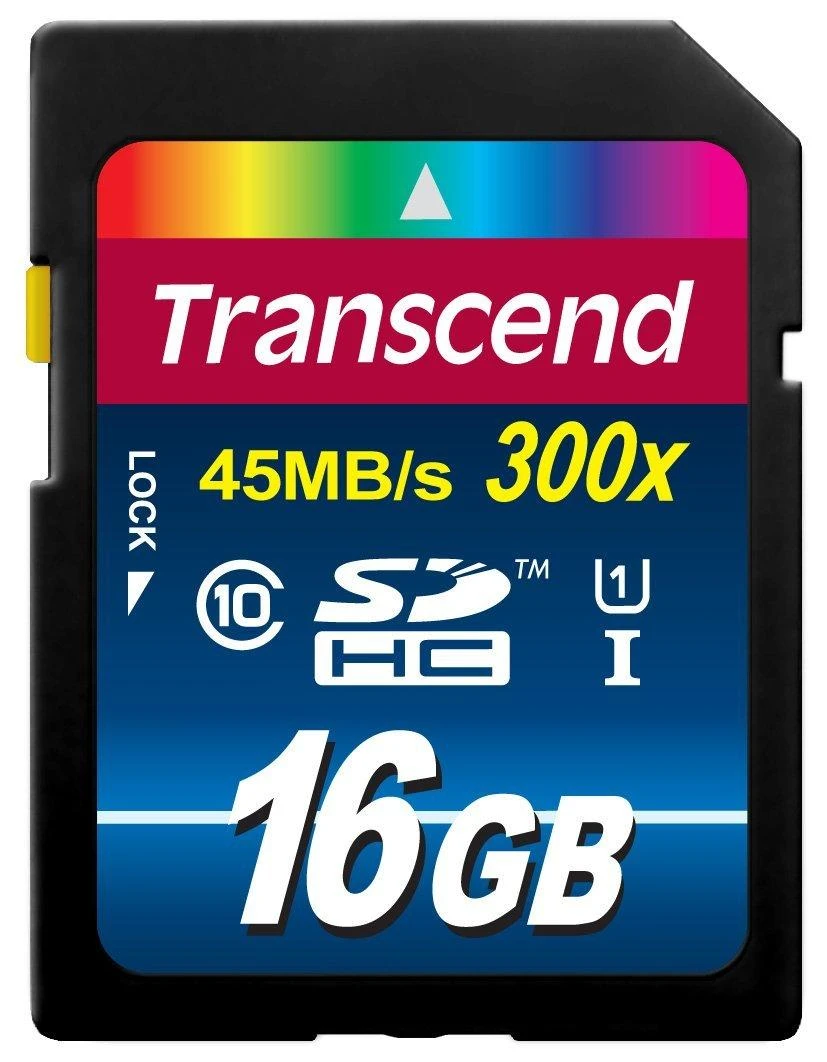 Atminties kortelė Transcend SDHC 16GB 10 klasės UHS-I 400x Premium