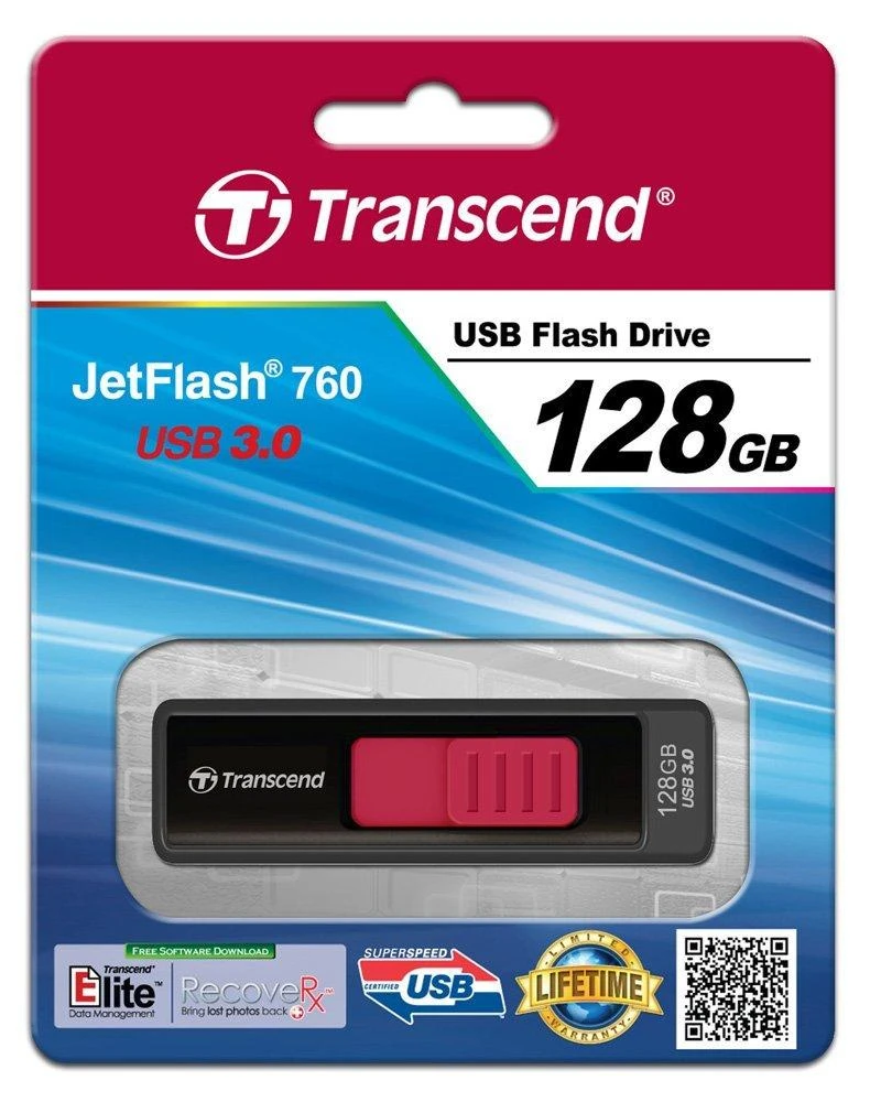 TRANSCEND JetFlash 760 128GB USB 3.0 Flash Drive
