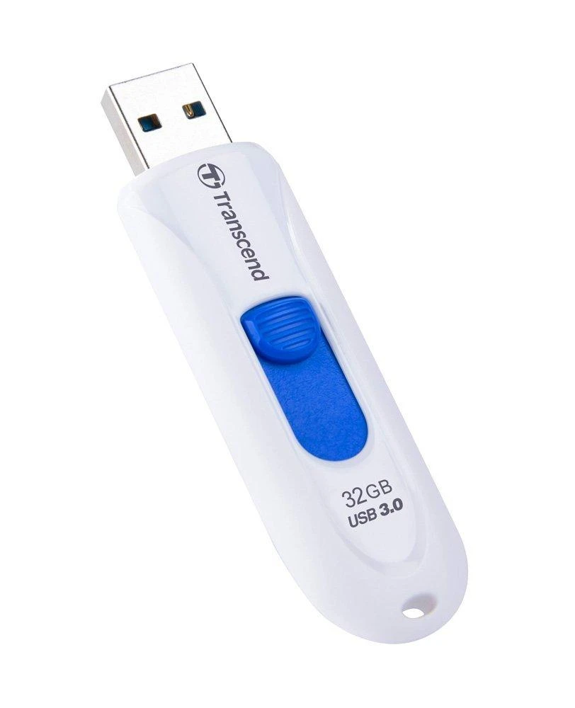 TRANSCEND JetFlash790 32GB USB 3.0 baltas