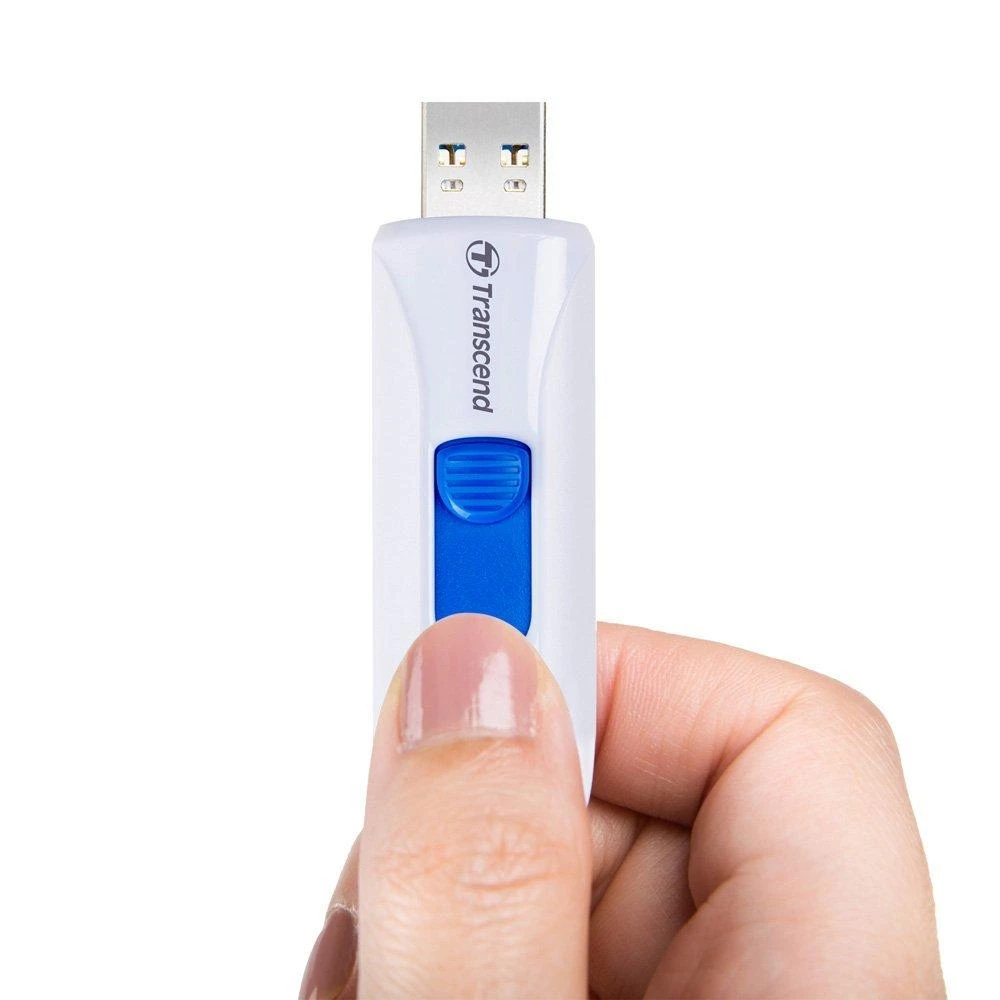 TRANSCEND JetFlash790 32GB USB 3.0 baltas
