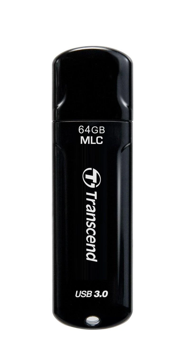 Transcend 64 GB „JETFLASH 750“ USB 3.0 atmintinė – MLC SCHWARZ IN