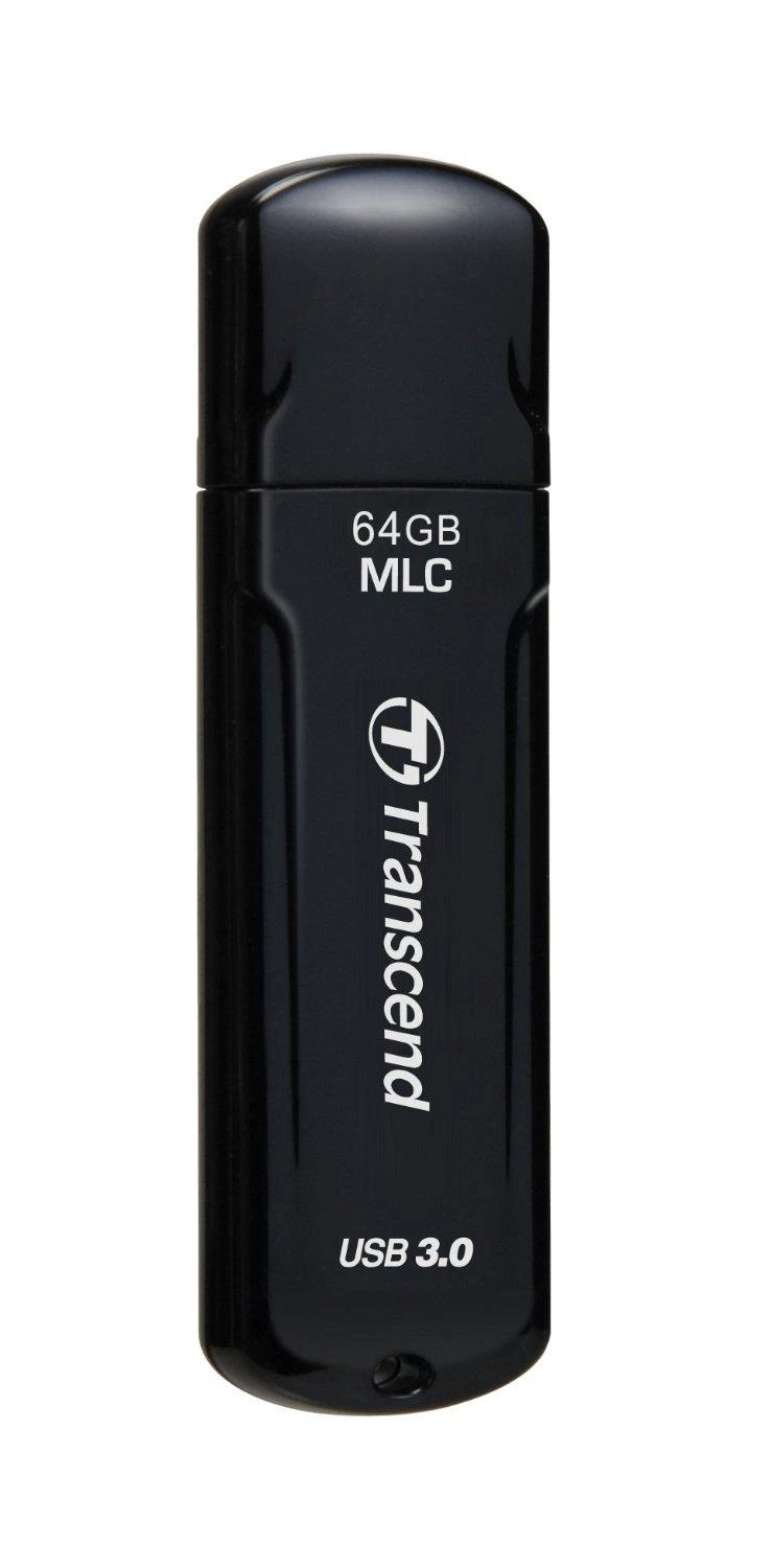 Transcend 64 GB „JETFLASH 750“ USB 3.0 atmintinė – MLC SCHWARZ IN