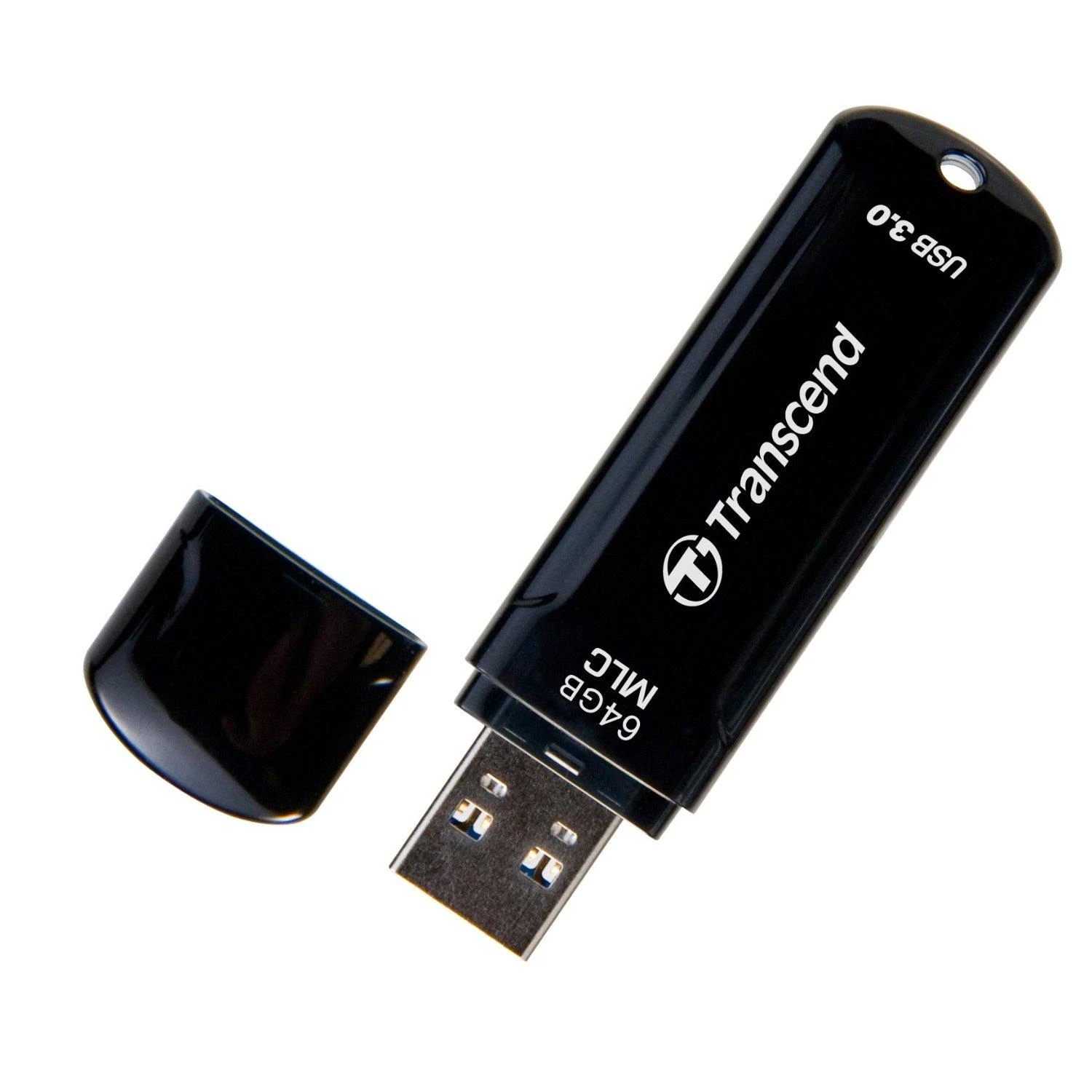 Transcend 64 GB „JETFLASH 750“ USB 3.0 atmintinė – MLC SCHWARZ IN