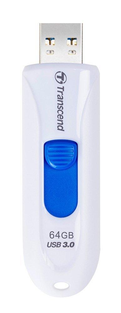 TRANSCEND JetFlash790 64GB USB 3.0 baltas