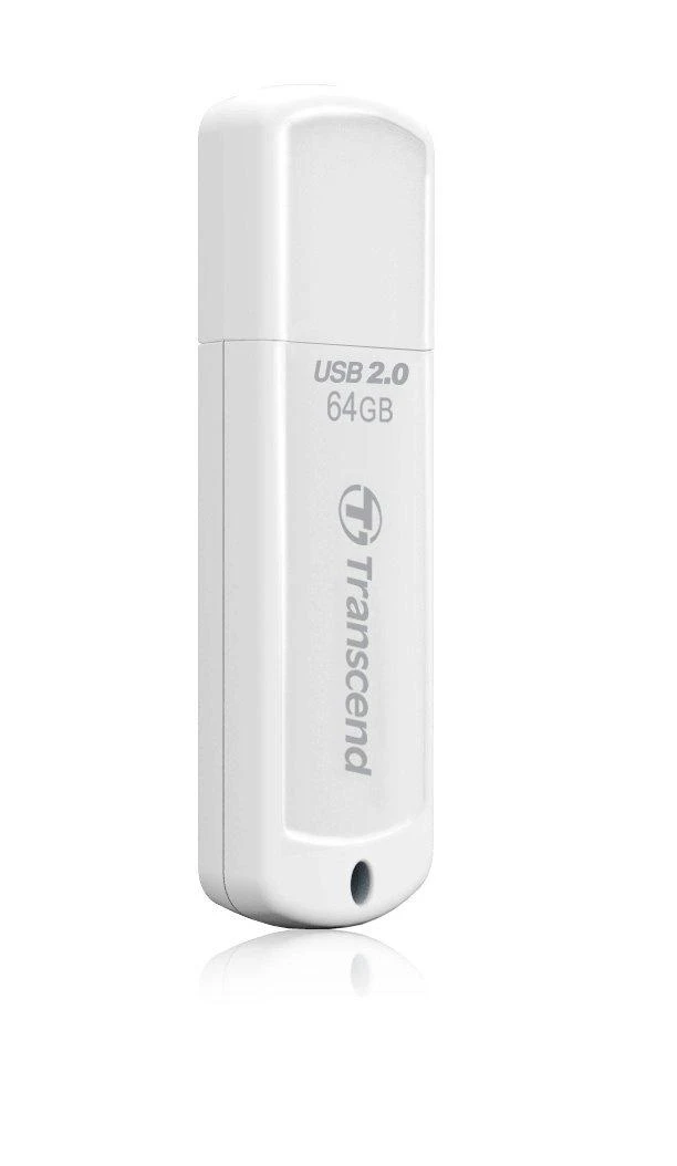 USB atmintinė 64 GB Transcend JetFlash 370 baltas