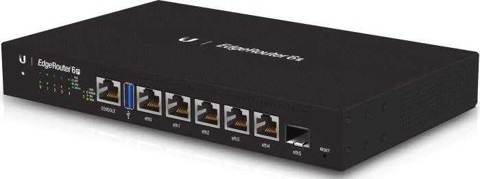 Maršrutizatorius Ubiquiti „EdgeRouter“ 6P Ethernet (RJ-45) jungtys, 4 branduolių MIPS64 | Ubiquiti | „EdgeRouter“ 6P