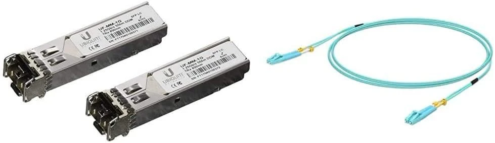 UBIQUITI UF-MM-1G Ubiquiti UF-MM-1G 1.25Gbps SFP SX-LC (Multi-Mode Fiber) 850nm 550m - 2 vnt.
