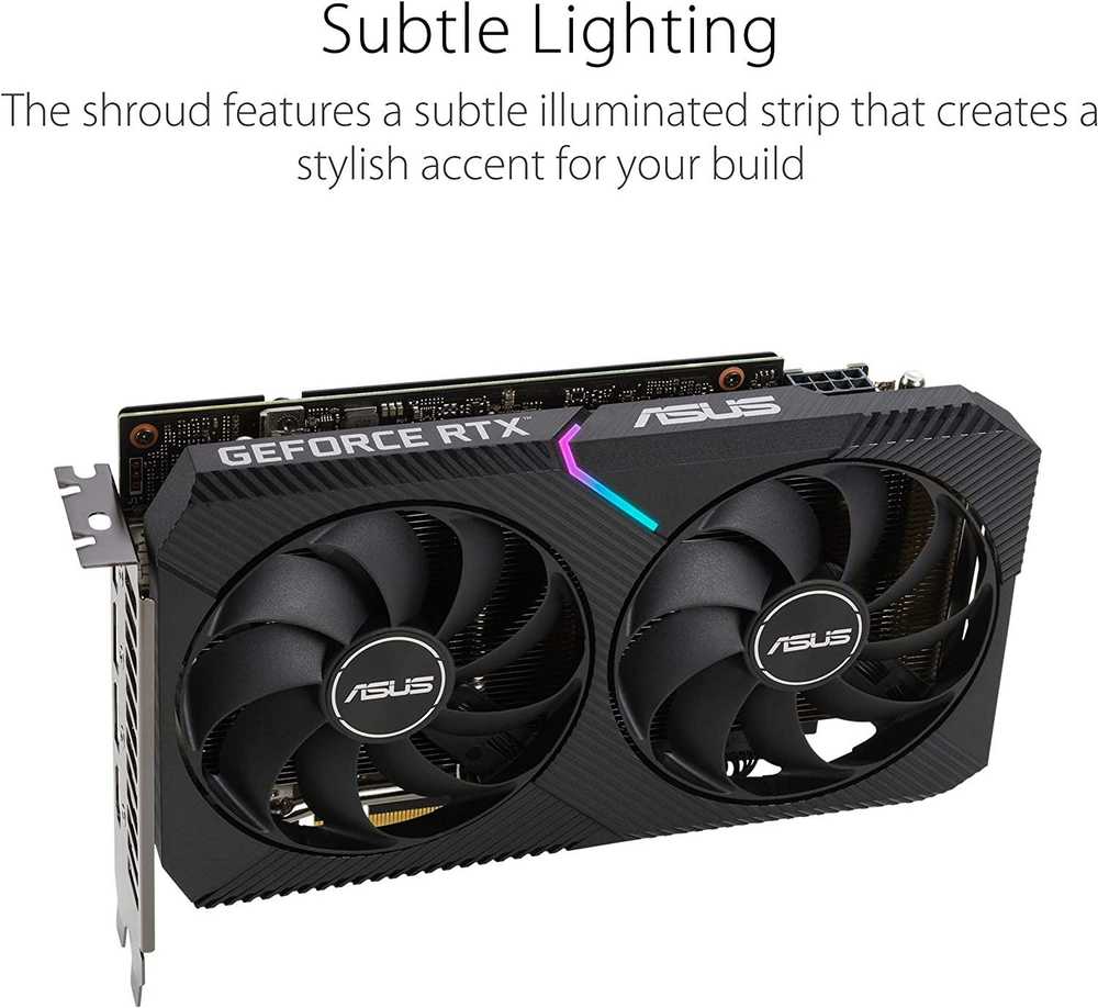 Vaizdo plokštė ASUS GeForce RTX 3060 DUAL 12GB OC V2, GDDR6, PCI Express 4.0