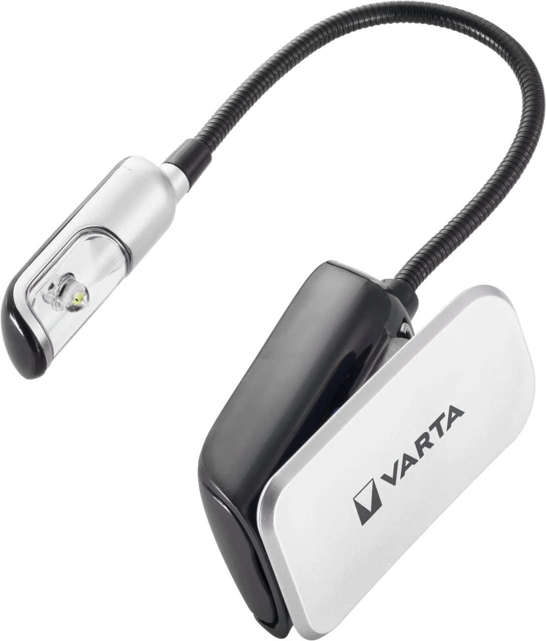 Varta 16618101421 Rankinis spustelėjamas žibintuvėlis Juoda, Sidabras LED