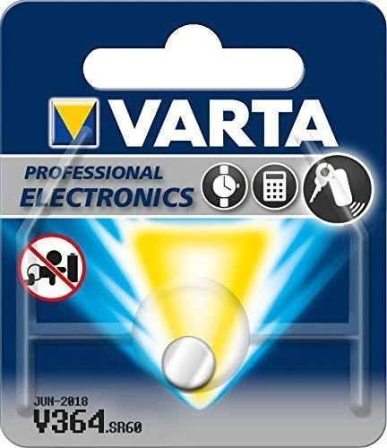 Varta 1x 1.55V V 364 Vienkartinė baterija SR60 Sidabro oksidas (S)