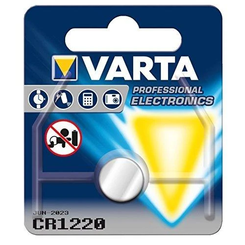 Varta Electronics CR1220 3V 35mAh elementas 6220, 1 vnt.