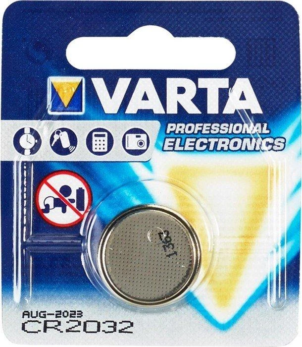 Varta Electronics CR2032 3V 230mAh elementas 6032, 1 vnt.