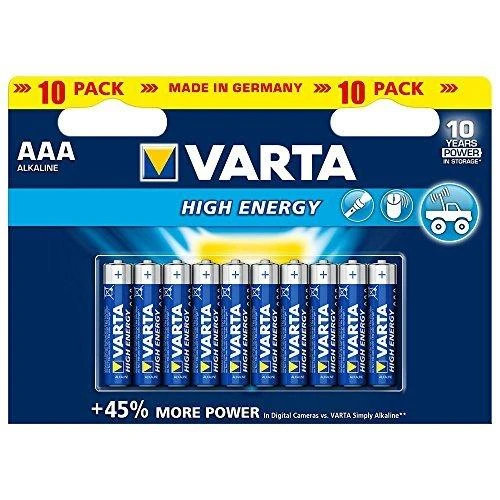 Varta Alkaline, 1.5 V, AAA Vienkartinė baterija Šarminis