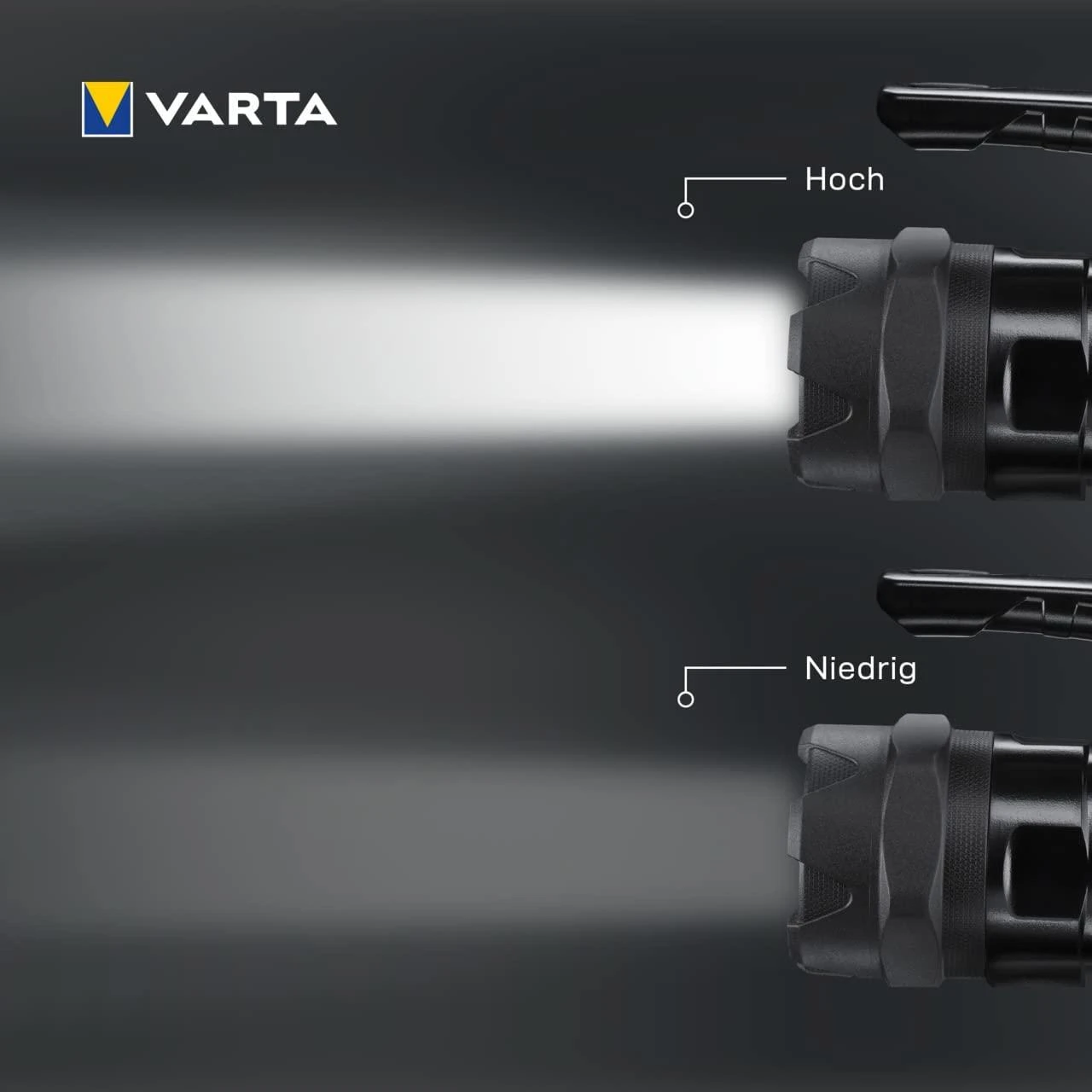 Varta INDESTRUCTIBLE BL20 PRO Rankinis žibintuvėlis Juoda LED