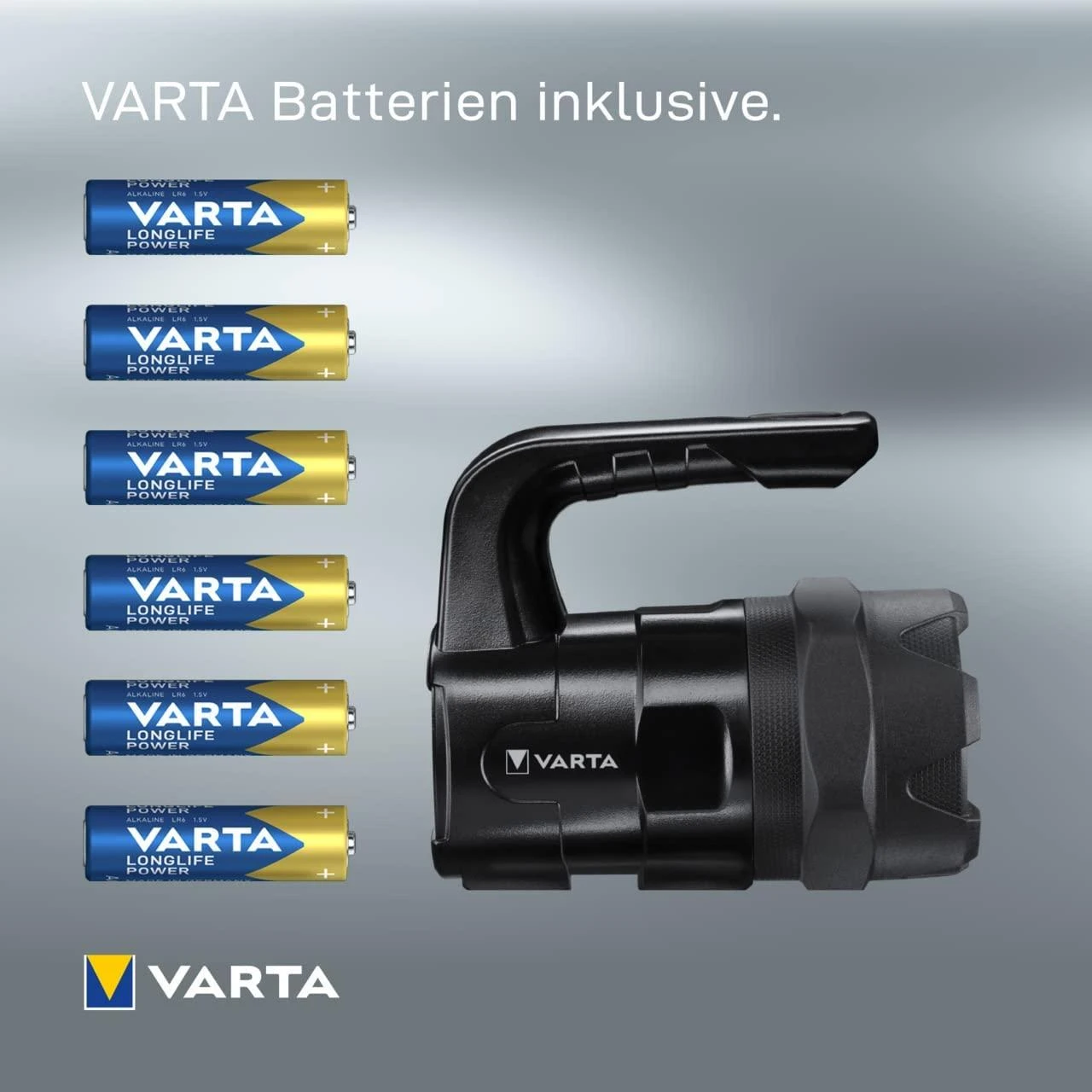 Varta INDESTRUCTIBLE BL20 PRO Rankinis žibintuvėlis Juoda LED