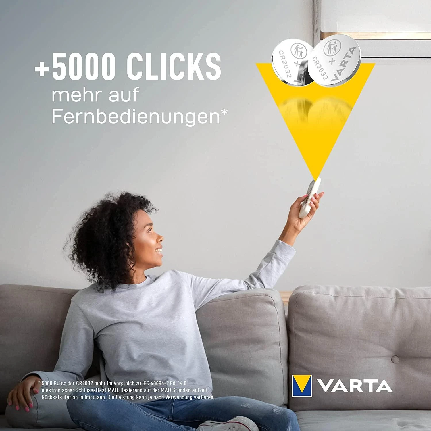 Batterie Knopfzelle CR2032 *Varta* 5-Pack