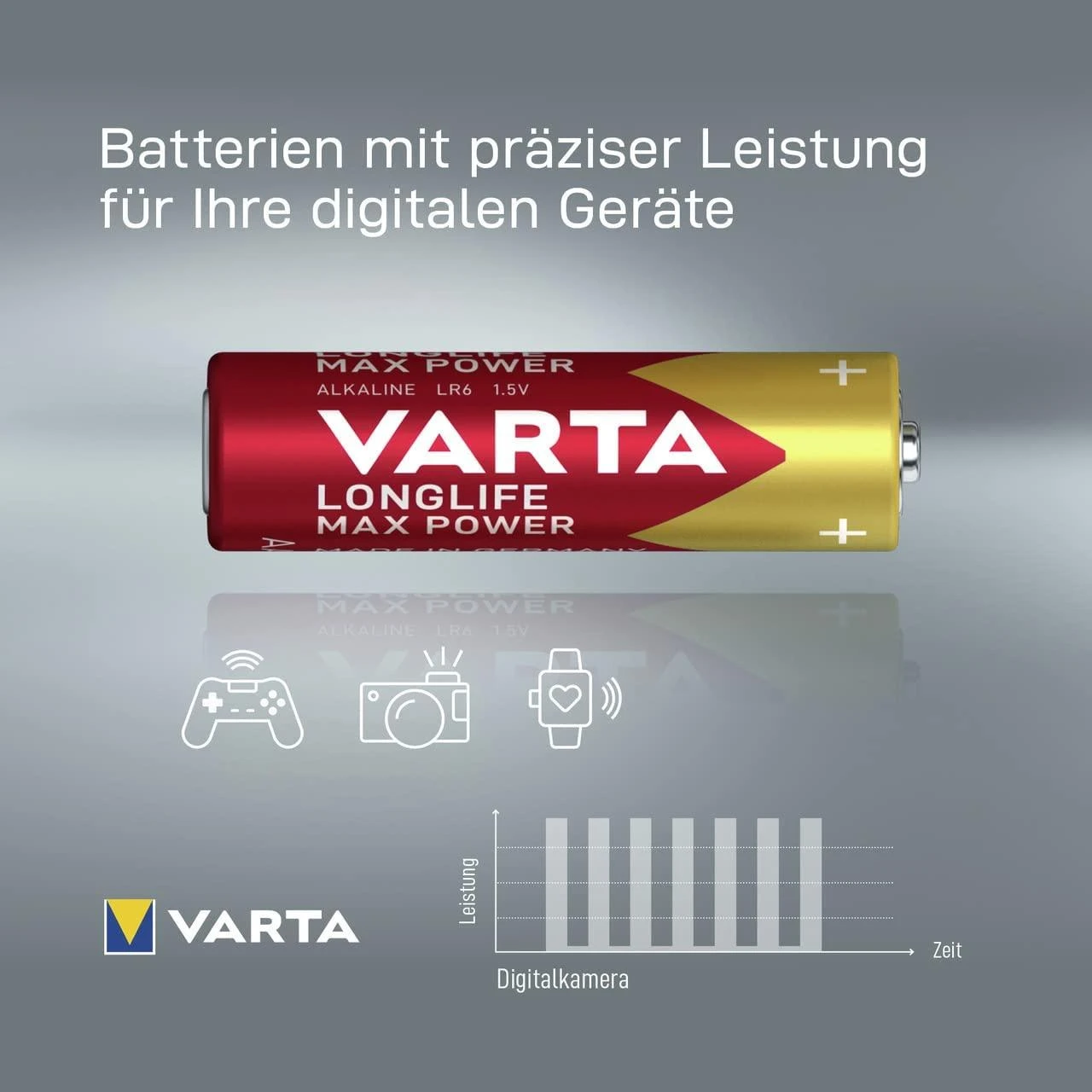 82-667# Varta Max Tech AA Vienkartinė baterija Šarminis