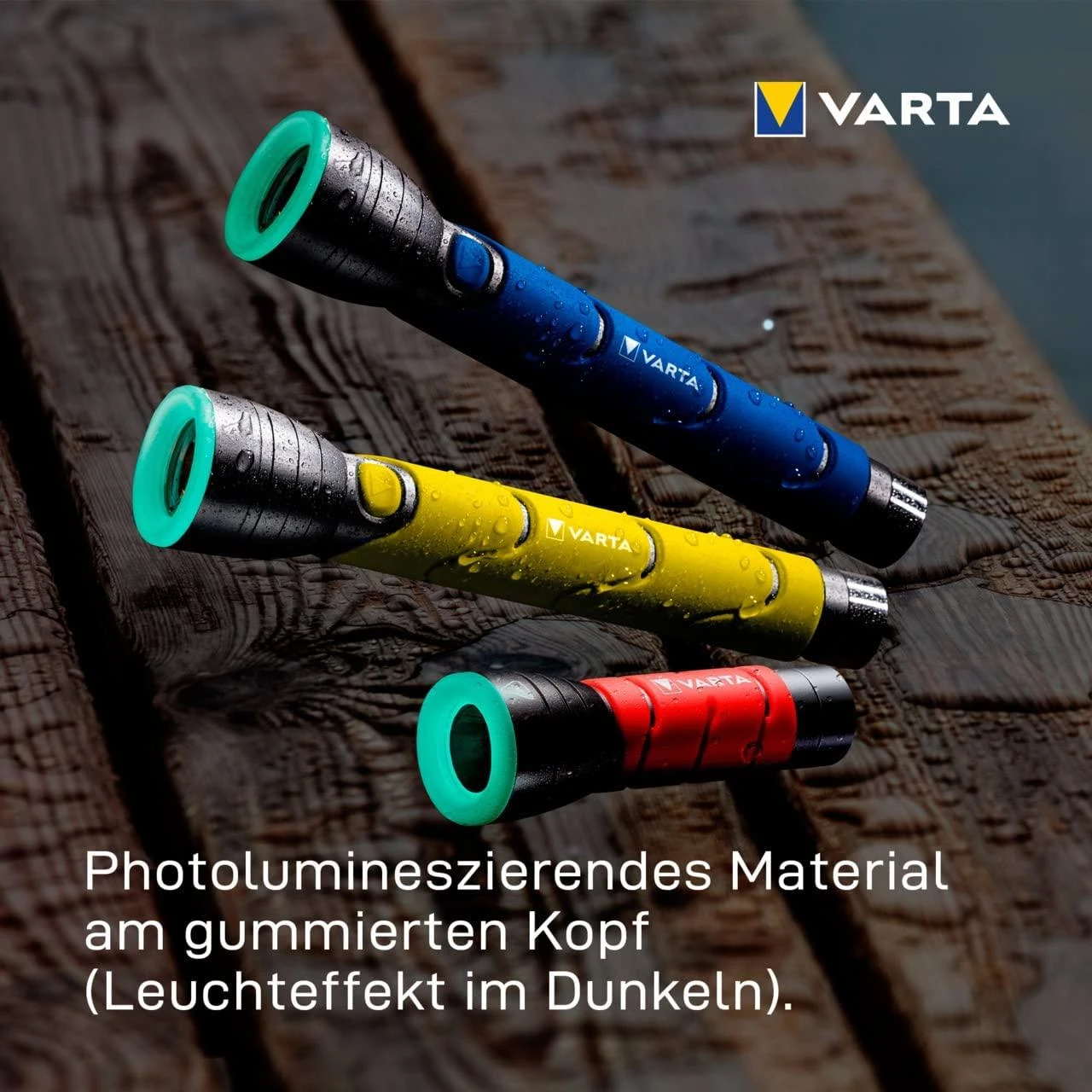Varta 17627101421 Rankinis žibintuvėlis Juoda, Raudona LED