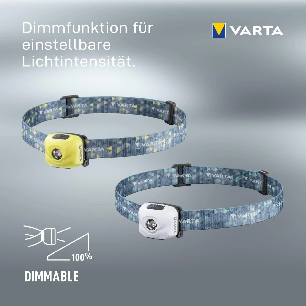 Varta OUTDOOR SPORTS ULTRALIGHT H30R Ant galvos tvirtinamas žibintuvėlis Gelsvai žalsva spalva LED