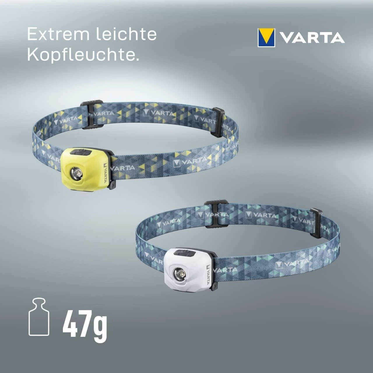 Varta OUTDOOR SPORTS ULTRALIGHT H30R Ant galvos tvirtinamas žibintuvėlis Gelsvai žalsva spalva LED