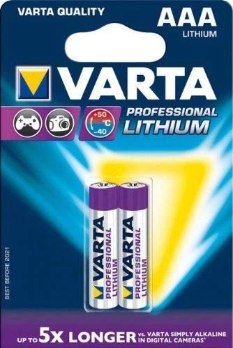 Varta Ultra Lithium AAA elementas, 2 vnt.