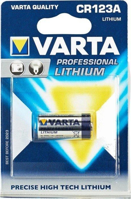 Varta Lithium CR123 3V 1430mAh elementas 6205, 1 vnt.