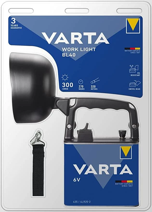 Varta work light BL40 18660 darbinis žibintas