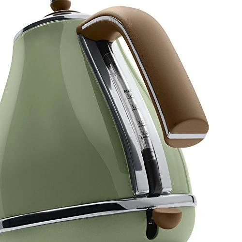 DELONGHI Icona Vintage Virdulys KBOV 2001.GR, 1,7L, 2000W, Nerūdijantis plienas, Žalias/Brown