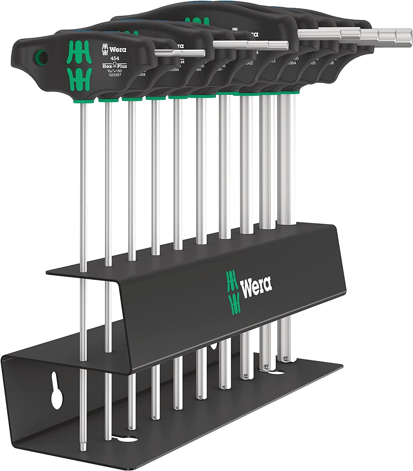 Atsuktuvų komplektas Wera 454/10 HF Set Imperial 2; 10 vnt.