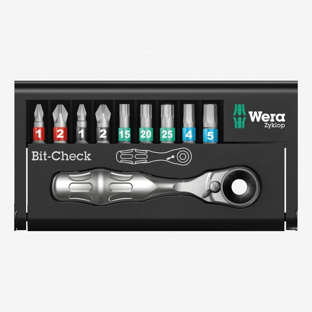 Wera Bit-Check 10 Zyklop Mini BiTorsion 1