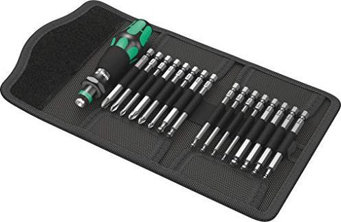 WERA Kraftform Kompakt 60 KK maišelis su. 89 mm ilgio antgaliai