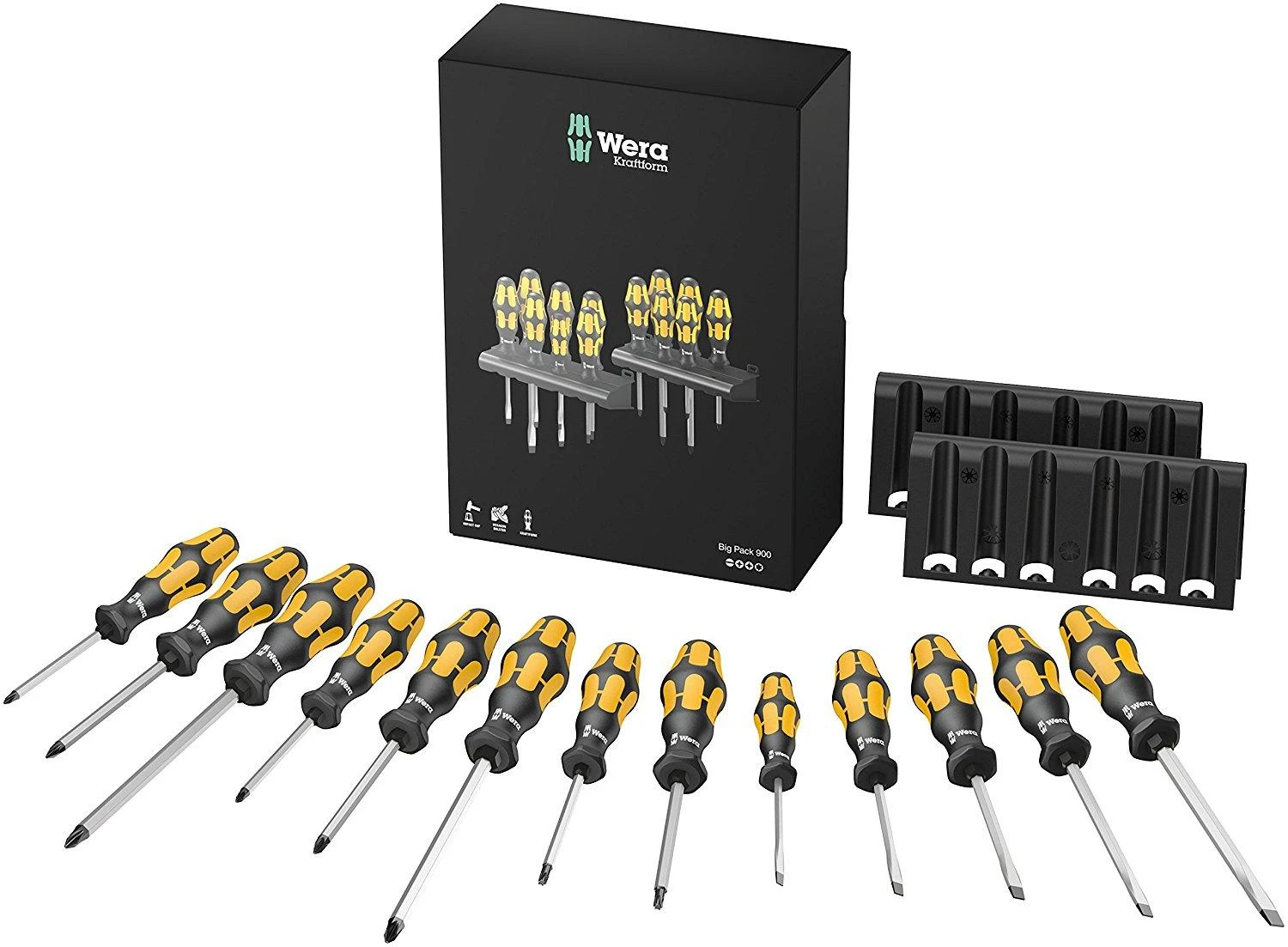Atsuktuvų komplektas Wera Big Pack 900; 11 vnt.
