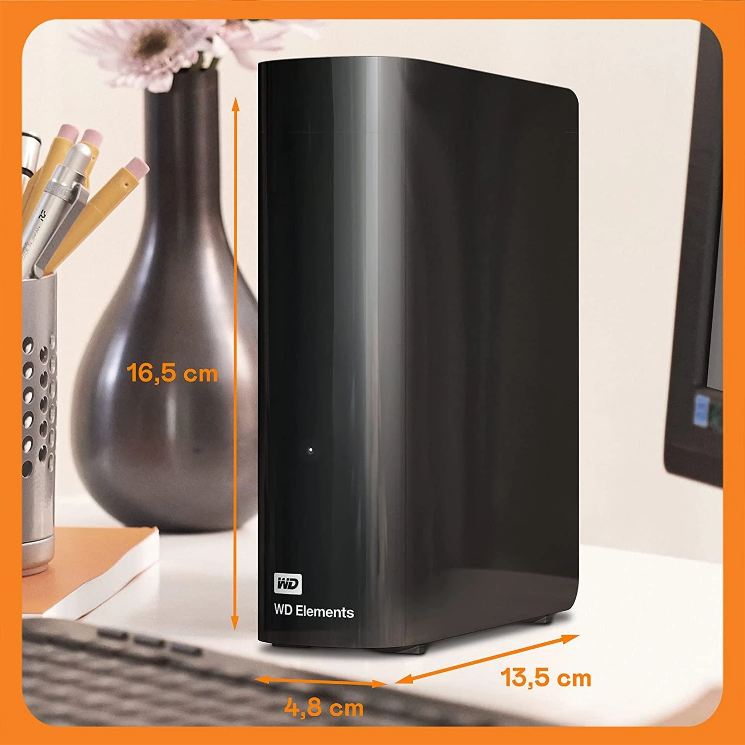 Išorinis kietasis diskas HDD Western Digital Elements Desktop 20TB, USB 3.0
