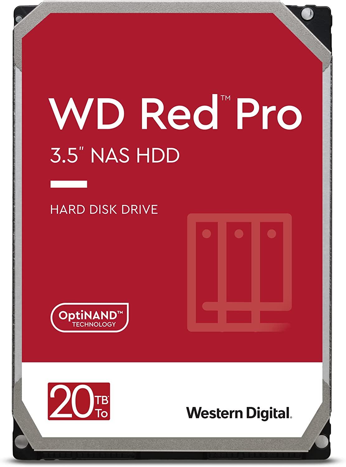 Sandisk Išorinis Kietasis Diskas - Western Digital WD Raudona Pro 20 TB WD201KFGX