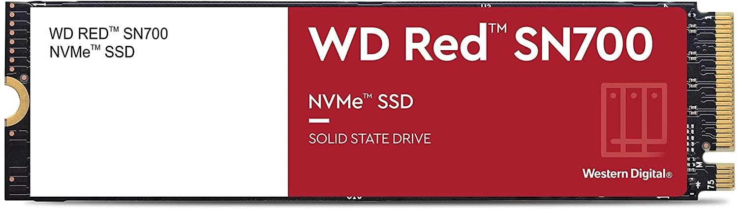 WD Raudona SSD SN700 NVMe 500GB M.2 2280 PCIe Gen3 8Gb/s vidinis diskas NAS įrenginiams, maitinamas „SANDISK“