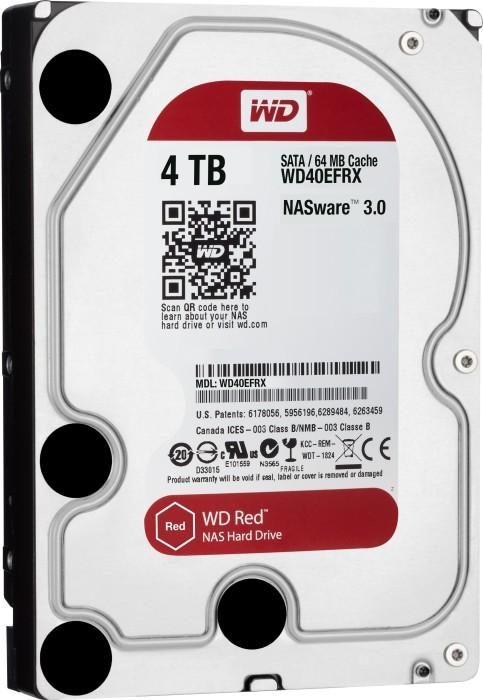 SanDisk WD Raudona 4TB SATA 6Gb/s 256MB Cache Internal 8.9cm 3.5Inch 24x7 IntelliPower optimized for SOHO NAS systems 1-8 Bay HDD Bulk
