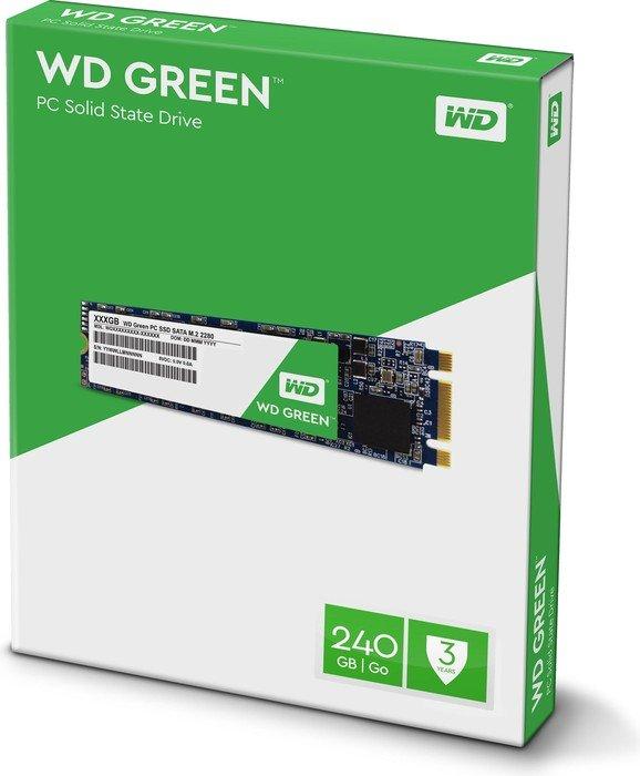 Western Digital SanDisk Drive WD Žalias WDS240G2G0B (240 GB , M.2, SATA III)
