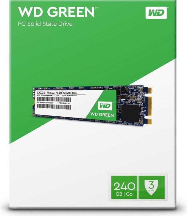 Western Digital SanDisk Drive WD Žalias WDS240G2G0B (240 GB , M.2, SATA III)