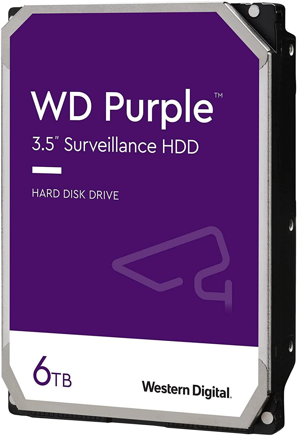 Western Digital WD Violetinė 6TB SATA 6Gb/s CE HDD 3.5inch internal 256MB Cache Bulk