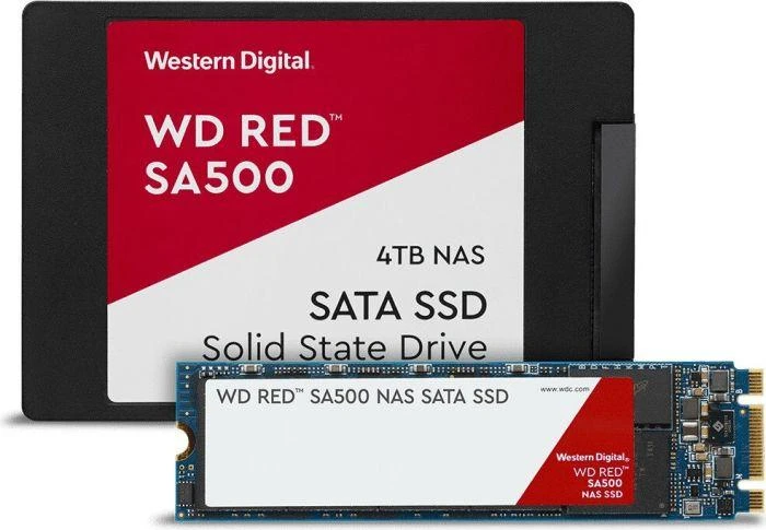 SanDisk WD Raudona SSD SA500 NAS 2TB SATA III 6Gb/s M.2 2280 Bulk