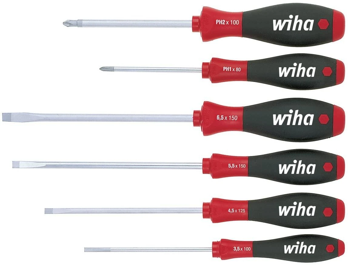 Wiha Atsuktuvų komplektas Softfinish 302 HK6 SO, 6 vnt.