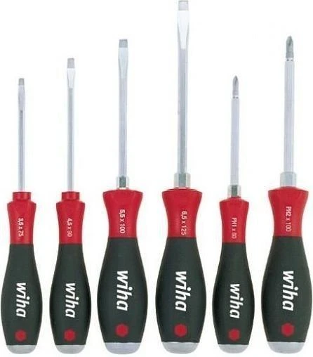 Smūginių atsuktuvų rinkinys WIHA SoftFinish (6 vnt.)