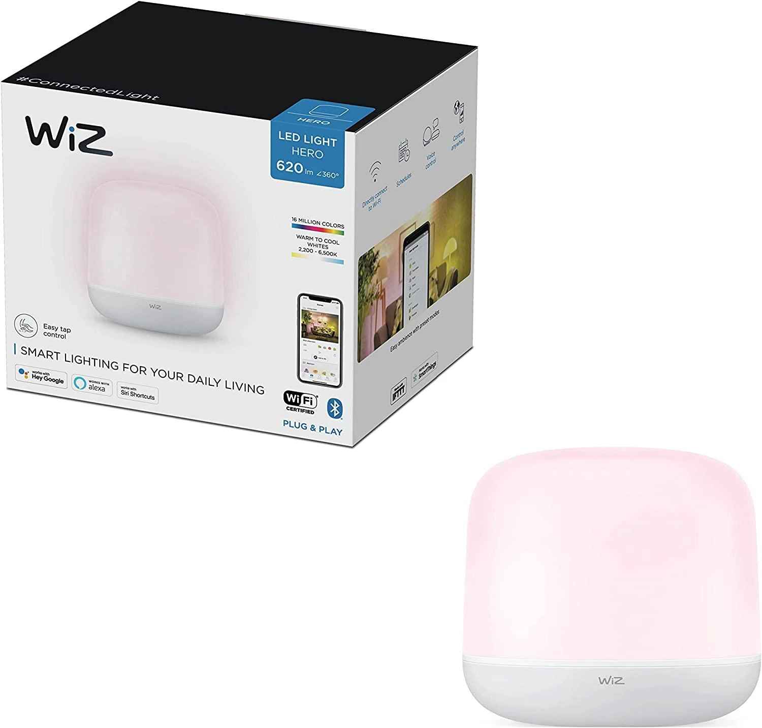 Stalinė lempa WiZ Smart WiFi WiFi Hero, 9 W | 2200–6500 tūkst.